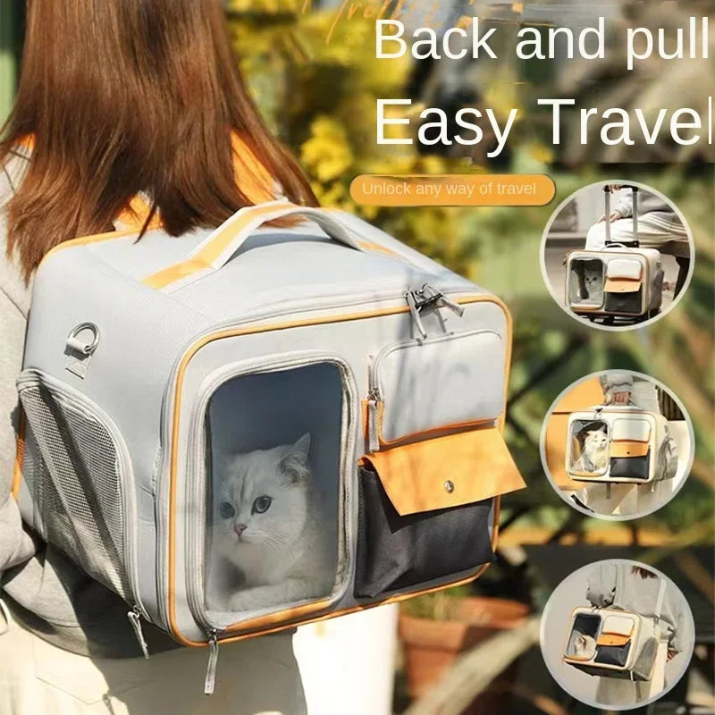 Portable Pet Trolley Carrier