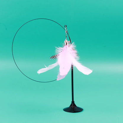 Fluffy Cat Feather Toy