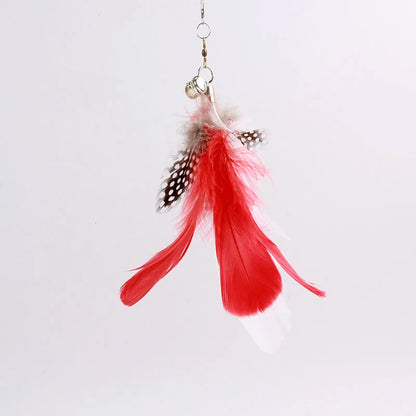 Fluffy Cat Feather Toy