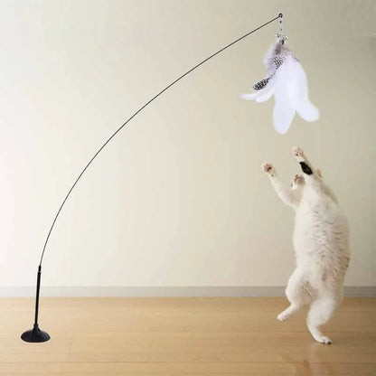 Fluffy Cat Feather Toy