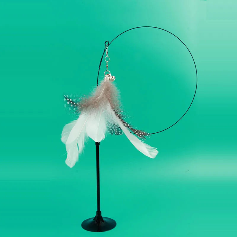 Fluffy Cat Feather Toy