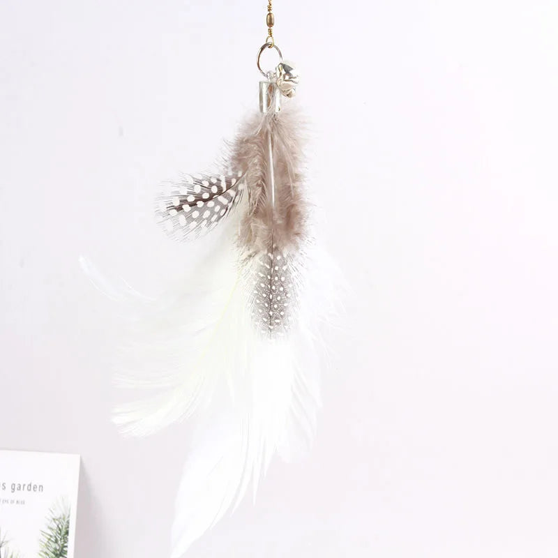 Fluffy Cat Feather Toy