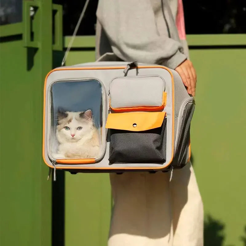 Portable Pet Trolley Carrier