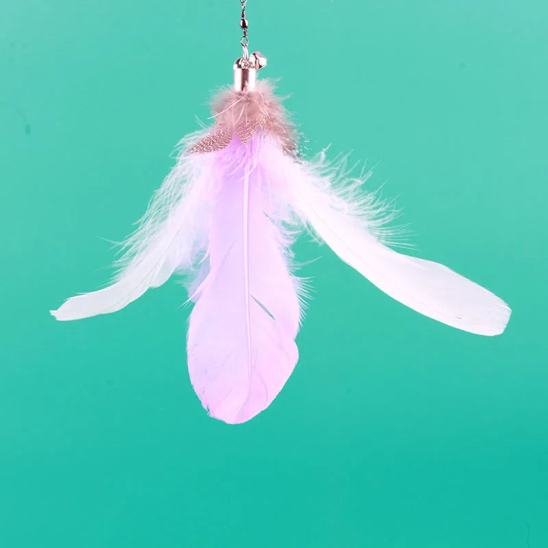 Fluffy Cat Feather Toy